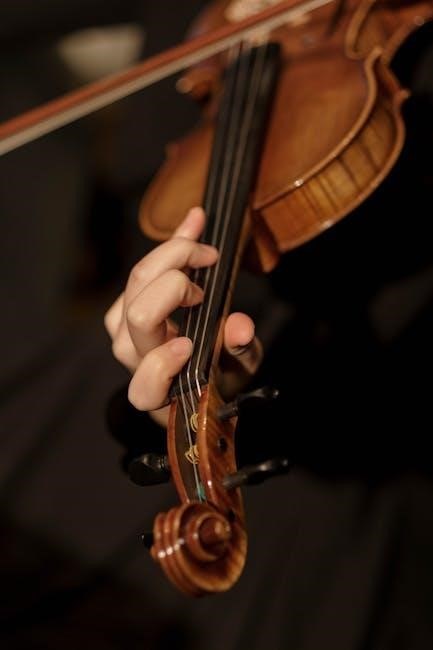 violin fingering chart pdf